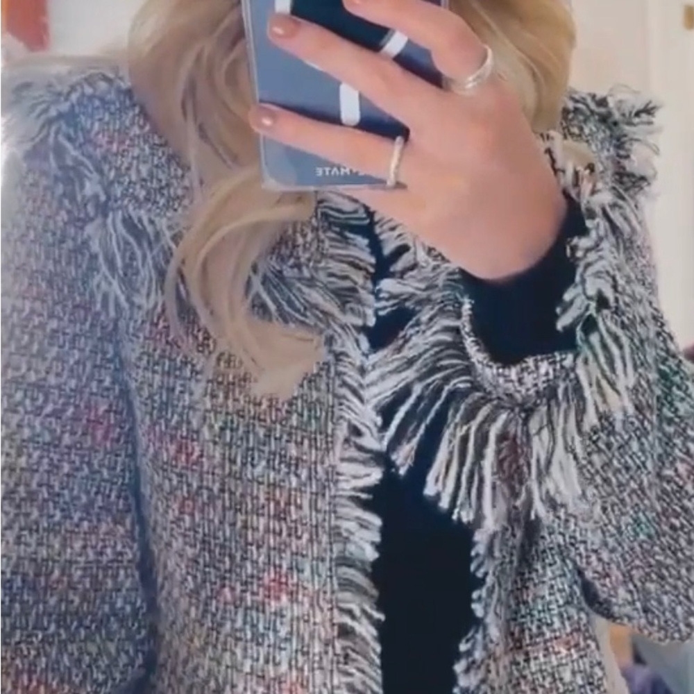 Multi-Color Tweed Jacket - Picture 3 of 3